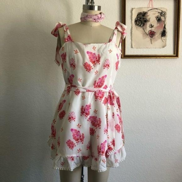 Athena Procopiou Sundown Breeze Silk Jumpsuit Romp - Picture 8 of 15